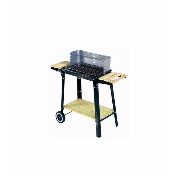 Barbecue mobile au charbon de bois 48 x 28 cm TABARANO