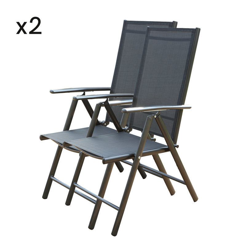 ELAN - Lot de 2 fauteuils de jardin