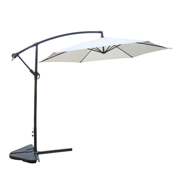 Parasol déporté Ø 3m écru FREY