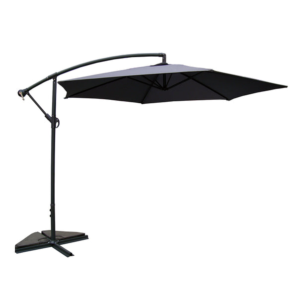 Parasol déporté Ø 3m gris FREY