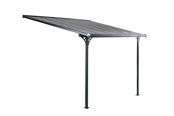 Tonnelle murale 9,56 m² en aluminium RAICES