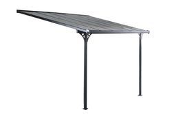 Tonnelle murale 11,44 m² en aluminium RAICES
