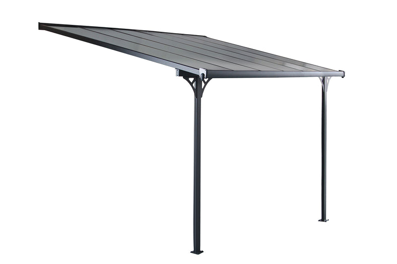 Tonnelle murale 11,44 m² en aluminium RAICES