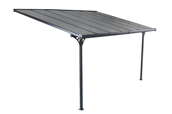 Tonnelle murale 13,30 m² en aluminium RAICES