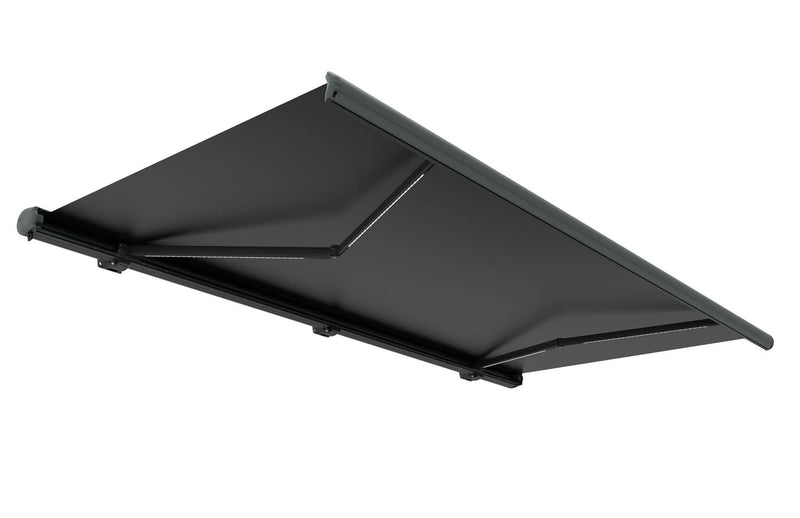 Store banne LED motorisé 4 x 3 m gris OITIS