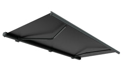 Store banne LED motorisé 4 x 3 m gris OITIS
