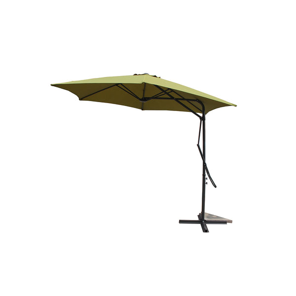 Parasol déporté avec ouverture innovante Ø 3m vert OITIS
