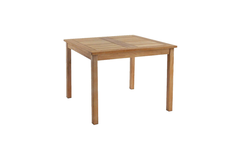 Table de jardin carrée Teck MARC
