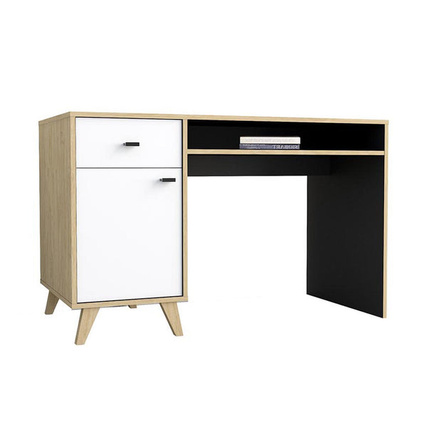 Bureau avec tiroir et placard en bois LARISA