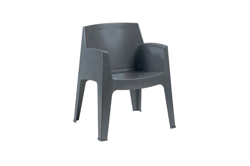 Fauteuil Master gris anthracite CINNATI