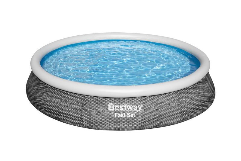 Piscine autoportante gonflable ronde 3,96 x 84 cm MARTA
