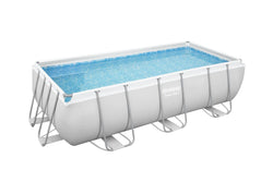 Piscine tubulaire rectangulaire 4,04 x 2,01 x 1 m LUNA