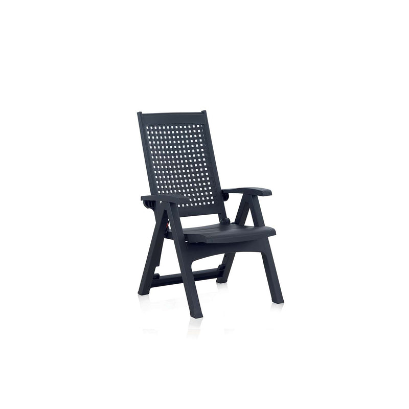 Fauteuil multipositions gris anthracite MARIA