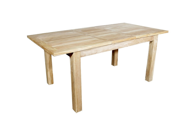 Table de salle à manger extensible en teck EVORA