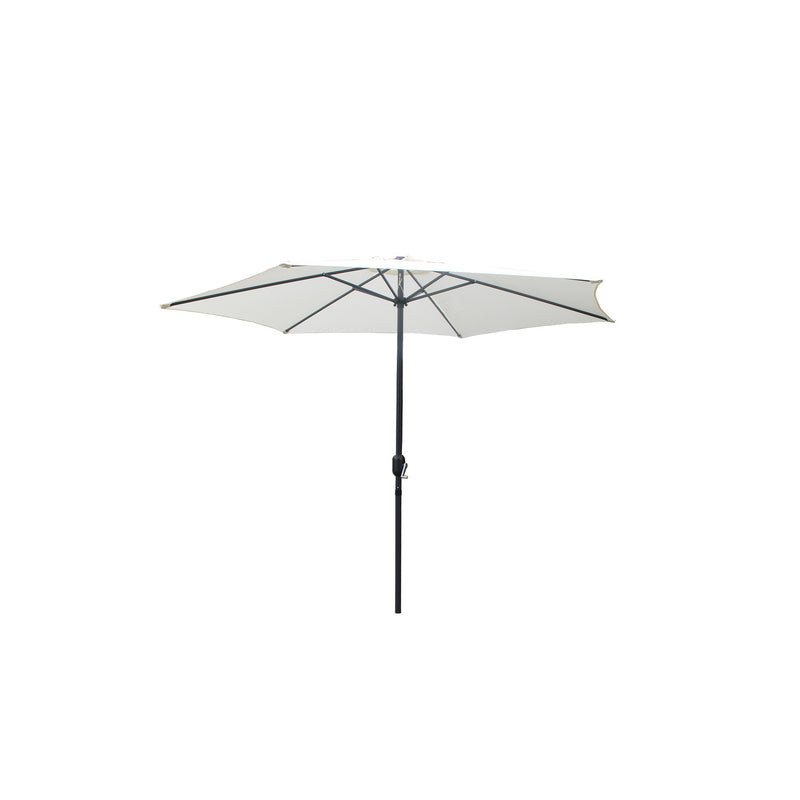 Parasol droit rond Ø 3 m écru PORTO