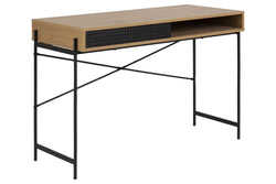 Bureau industriel avec niche et porte coulissante ETHAN