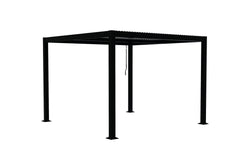 Pergola bioclimatique grise 3x3 m BONNI