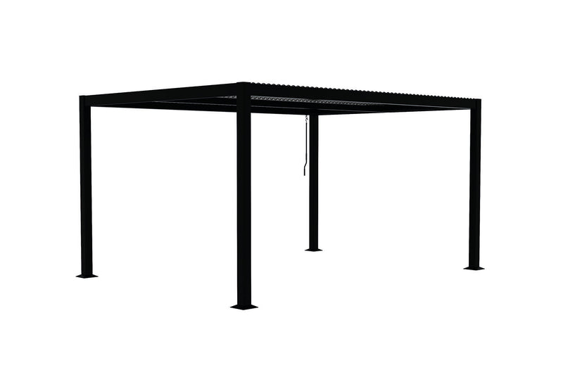 Pergola bioclimatique grise 3x4 m BONNI