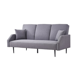 Canapé convertible 3 places tissu gris CHESTER
