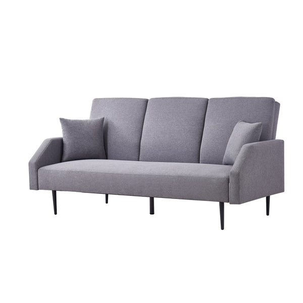 Canapé convertible 3 places tissu gris CHESTER