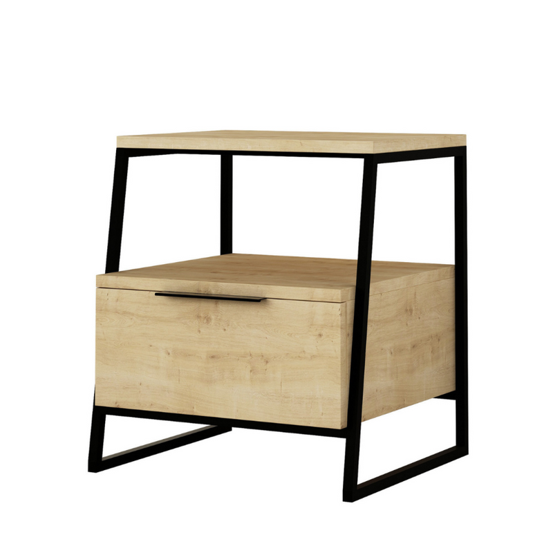Table de chevet style industriel IKRANI