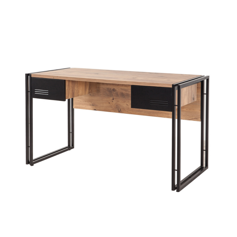 Bureau industriel avec tiroirs RIKS