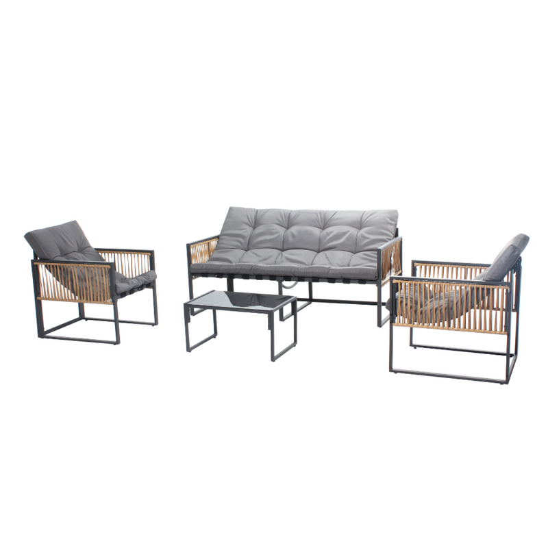 Salon de jardin avec table 5 places - FORLI
