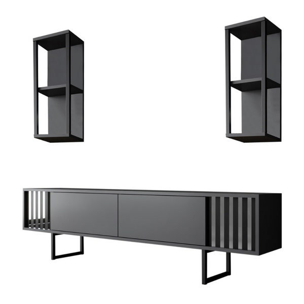 Meuble tv avec cases murales SOLIN