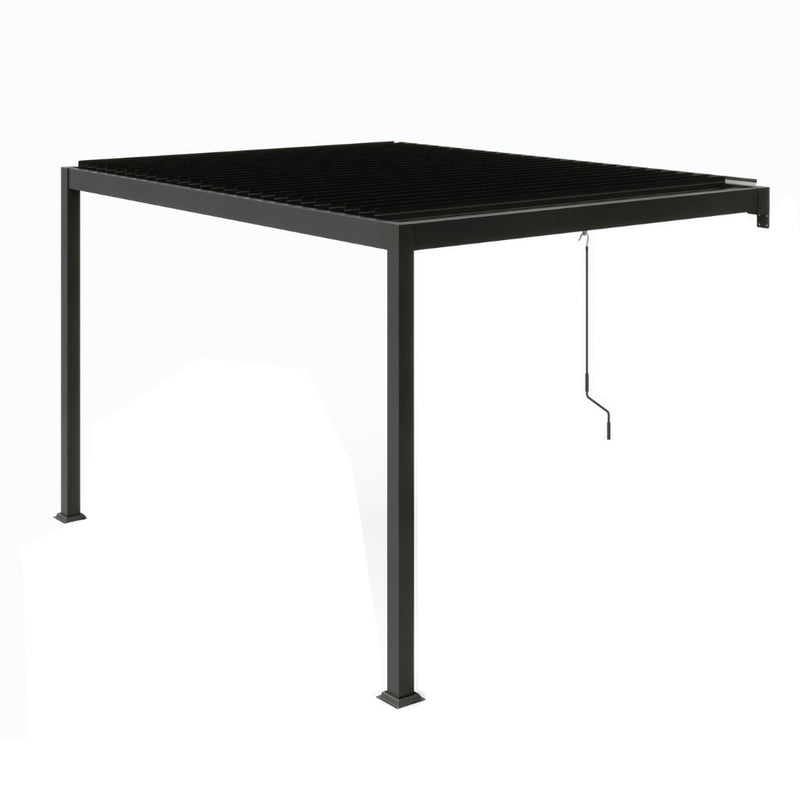 Pergola bioclimatique adossée 3x4 m - BETIM