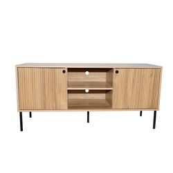 Buffet en bois avec 2 portes et 2 niches ELLA