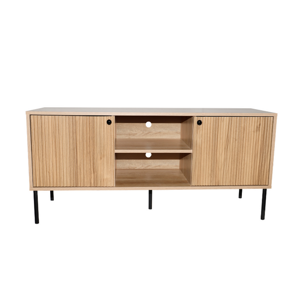 Buffet en bois avec 2 portes et 2 niches ELLA