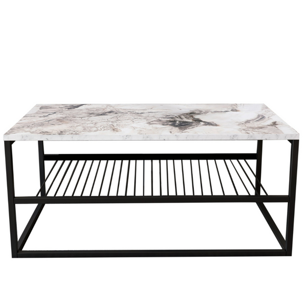 DURBAN - Table basse effet marbre
