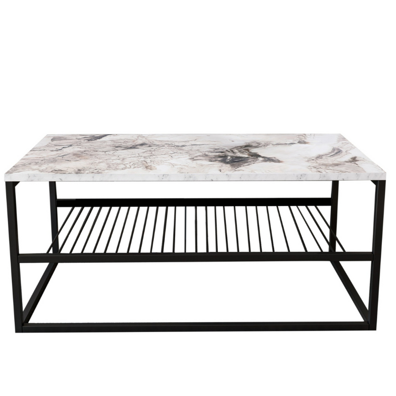 DURBAN - Table basse effet marbre