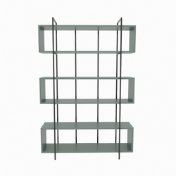 Bibliothèque contemporaine vert 180cm
