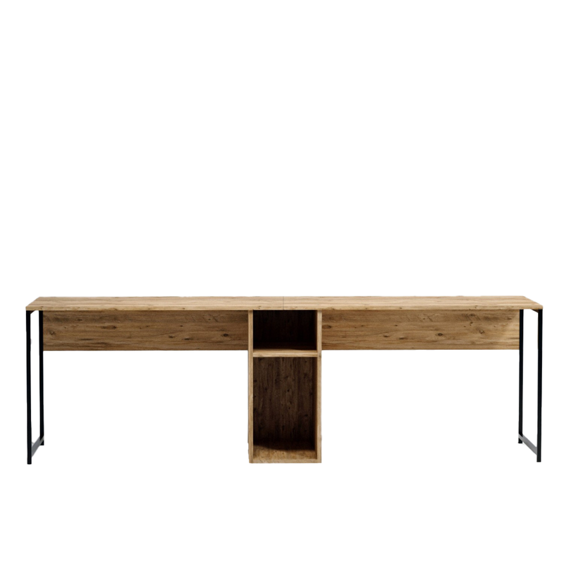 Bureau en bois avec niches JASPER
