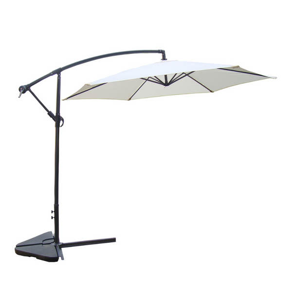 Parasol déporté Ø 3m écru FREY