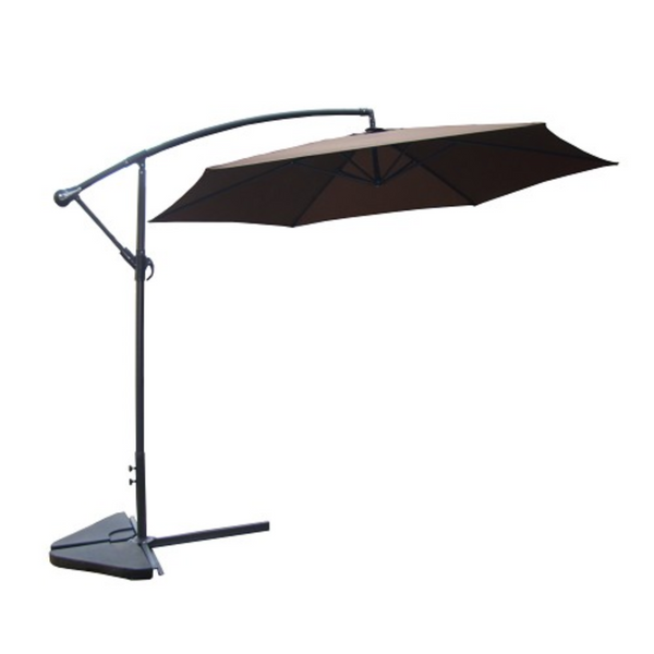 Parasol déporté Ø 3m chocolat FREY