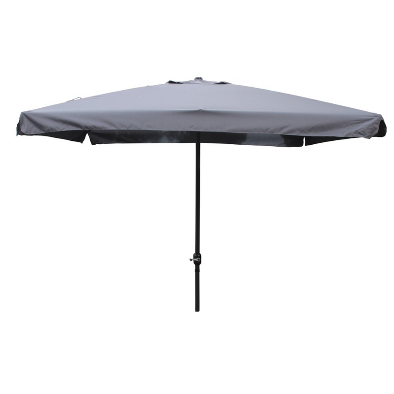 Parasol droit carré 3 x 3 m gris PALMIA