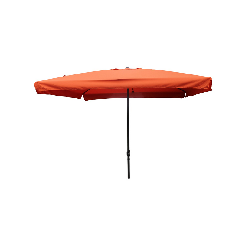 Parasol droit carré 3 x 3 m terracotta PALMIA