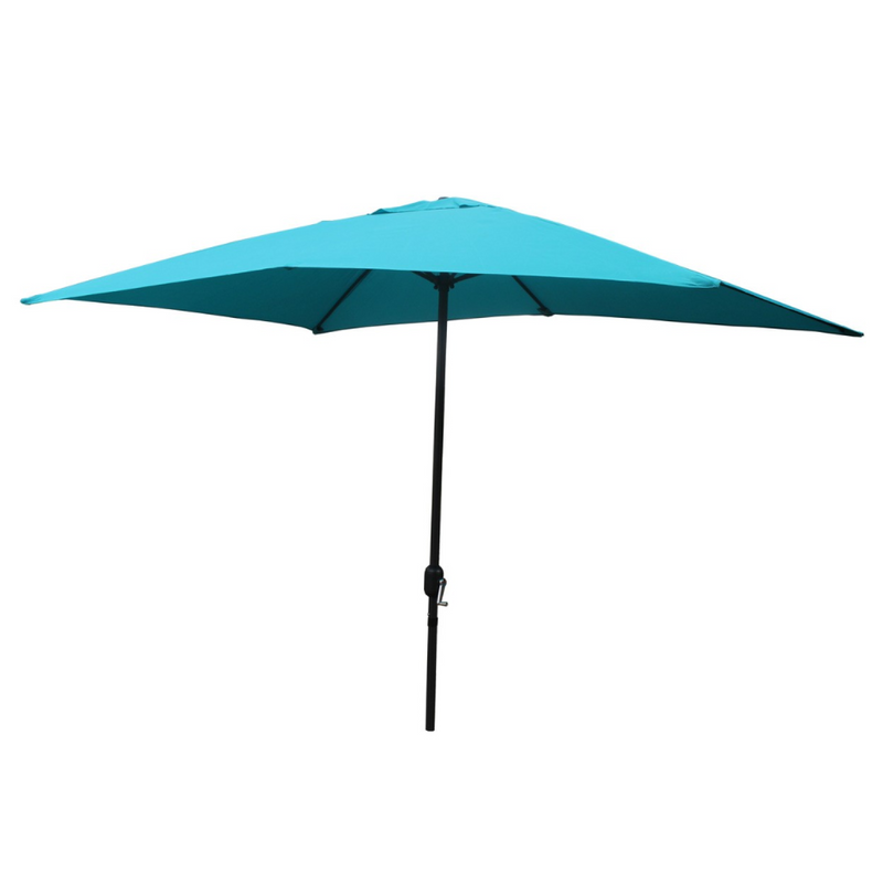 Parasol droit rectangulaire 3 x 2 m bleu LIGURIA