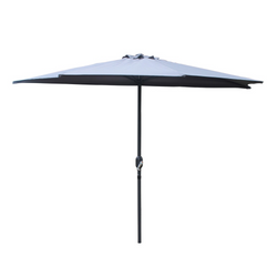 Demi parasol de balcon gris SYRACUSE