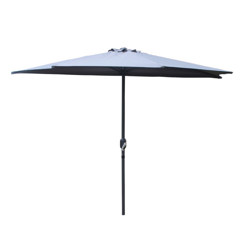 Demi parasol de balcon gris SYRACUSE