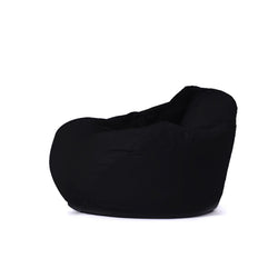 Pouf poire d'extérieur 130x115cm noir KAYAR