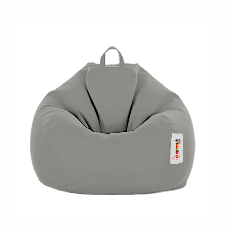 Pouf poire d'extérieur 130x115cm gris KAYAR