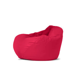 Pouf poire d'extérieur 130x115cm rouge KAYAR