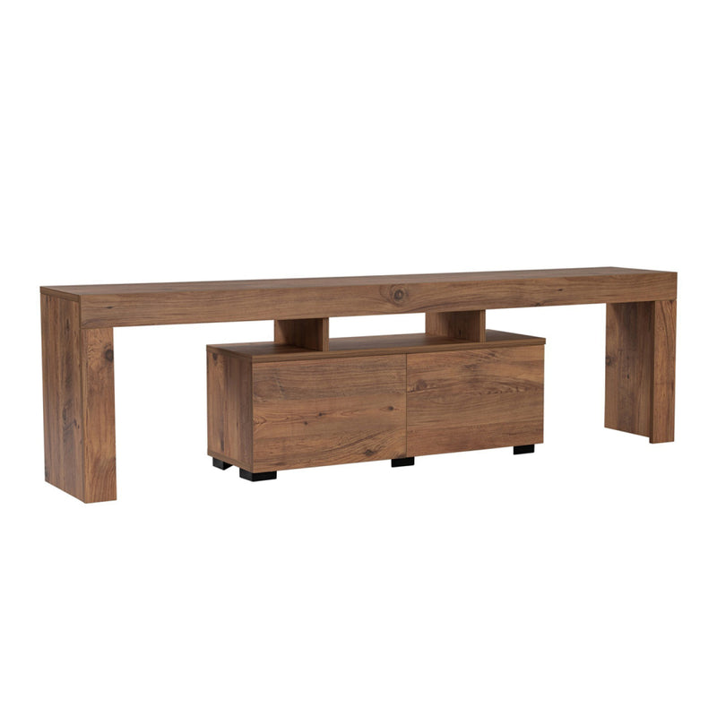 BOX Meuble TV avec placards en bois 180cm