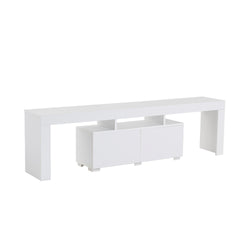 CAMBO Meuble TV avec placards blanc 180cm