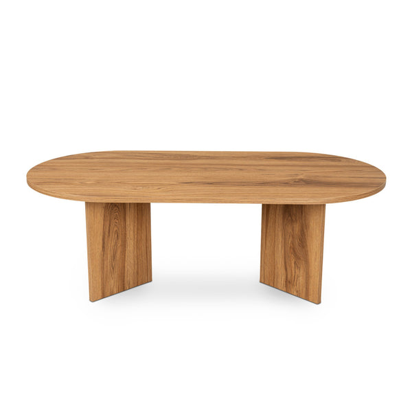 KUMA Table basse design ovale bois 120cm