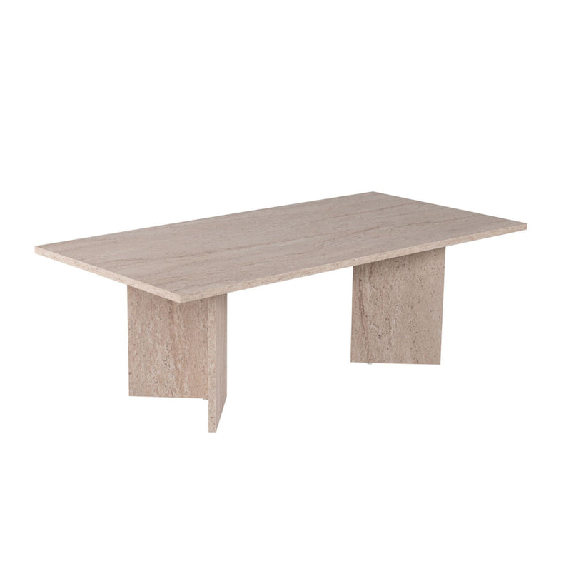 SCAR Table basse ovale blanche 119x60cm