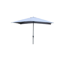 Parasol droit rectangulaire 3 x 2 m gris LIGURIA